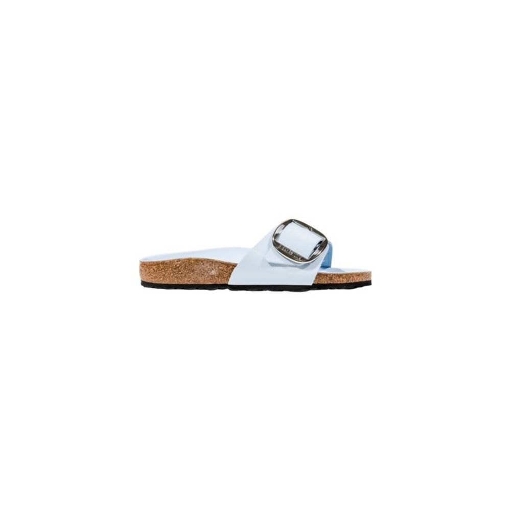 Birkenstock Blue Artificial Leather Flat Women's Sandals
